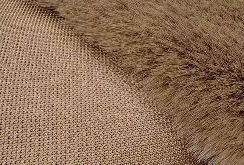 1100 mg * 165 cm Tessuto peluche in pelliccia di coniglio grande