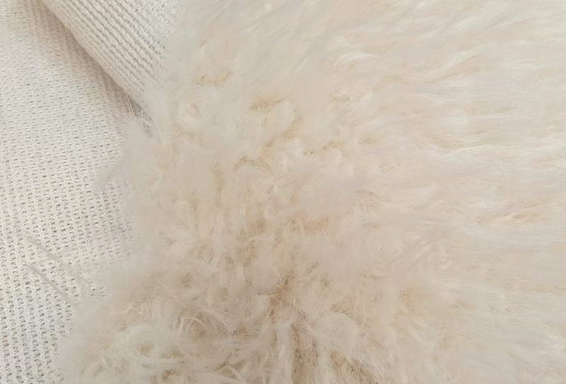 Tessuto con particelle ricci per campanelli eolici da 800 mg * 160 cm Tessuto con particelle ricci per campanelli eolici da 800 mg * 160 cm