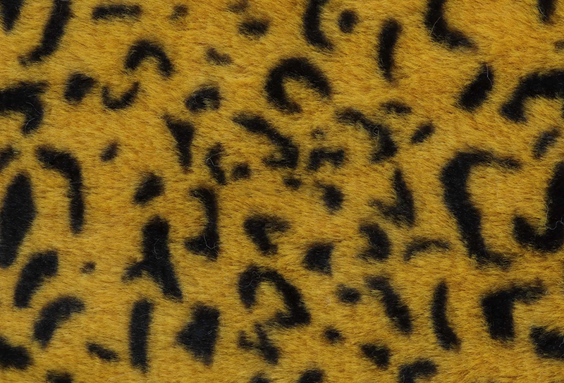 Tessuto peluche con stampa in pelliccia di coniglio con anello leopardato da 500 mg * 160 cm Tessuto peluche con stampa in pelliccia di coniglio con anello leopardato da 500 mg * 160 cm