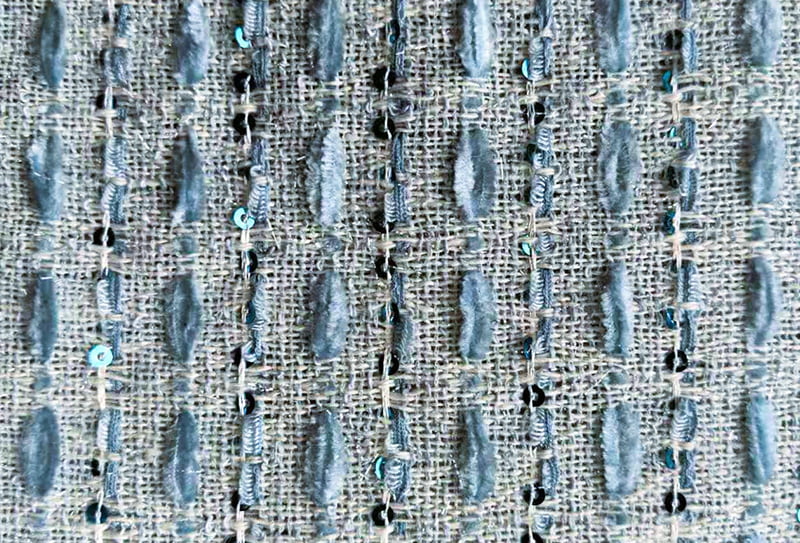 425 mg 148 cm Tessuto tweed resistente alle pieghe e all'usura tessuto intrecciato/tessuto ispirato a Chanel 897331